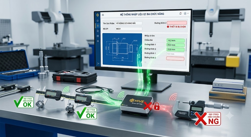 Sơ đồ Khóa thiết bị Poka-Yoke