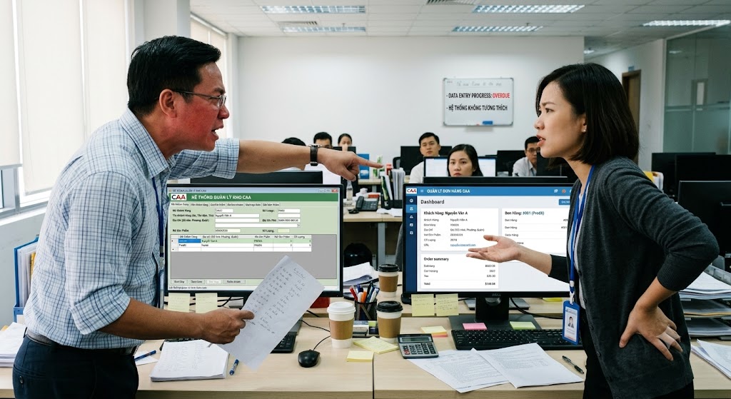 Hệ thống rời rạc, Ốc đảo dữ liệu
