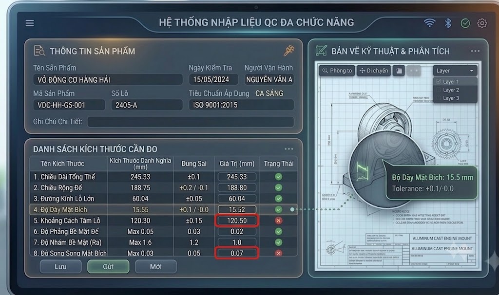 Giao diện Focus Zoom Bản vẽ